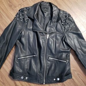 Faux Leather Motorcycle jacket